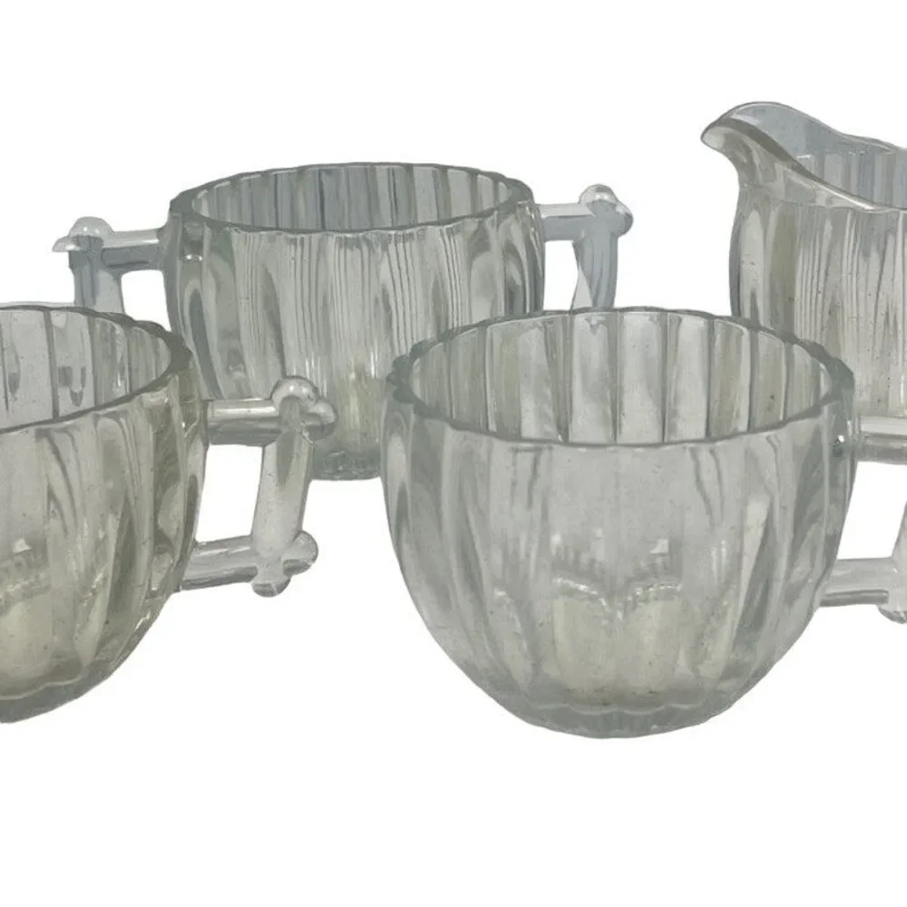 Vintage clear glass